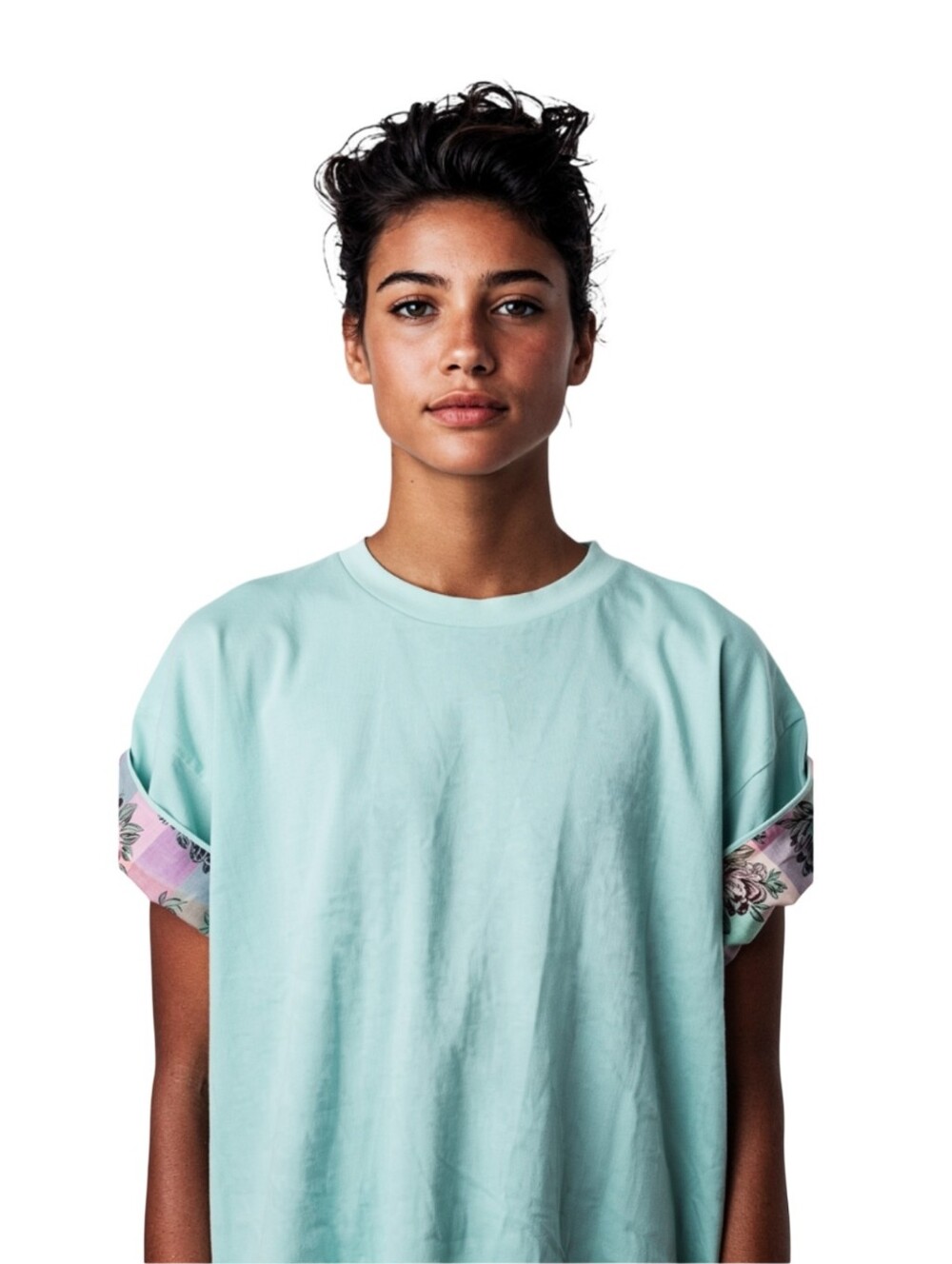 Lady Footlocker 80s Crewneck Contrast Cotton Top Size Large